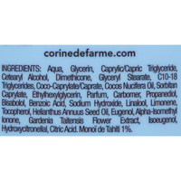 Corine de Farme Lait hydratant - Liste des ingrédients