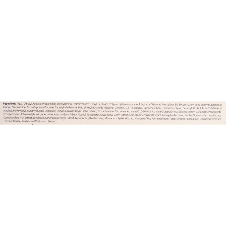 Beauty of Joseon Relief sun rice + probiotics 50+ - Liste des ingrédients