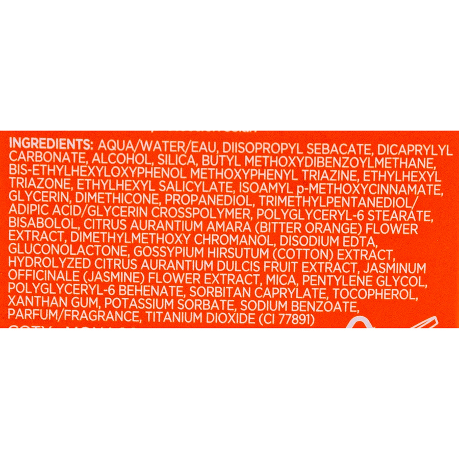 Lancaster Sun sensitive luminous tan fluide lacté non-gras 50 - Liste des ingrédients