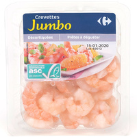 Carrefour Crevettes jumbo cuites
