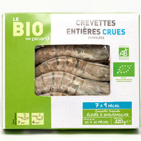 Picard Crevettes entières crues