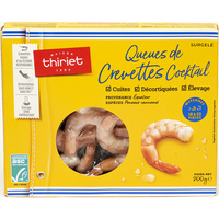 Thiriet Queues de crevettes cocktail cuites