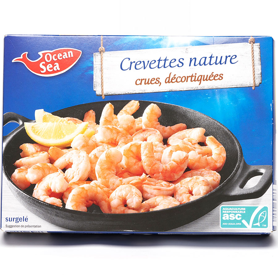 Ocean Sea Crevettes nature crues - 