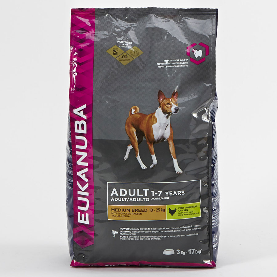 Test Eukanuba Adult Medium Breed Chicken - Croquettes Pour Chien - UFC ...