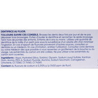 Aquafresh Triple protection menthe fraîche - Liste des ingrédients