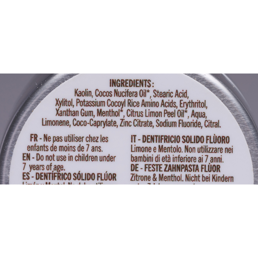 Aroma-zone Solide fluor - Liste des ingrédients