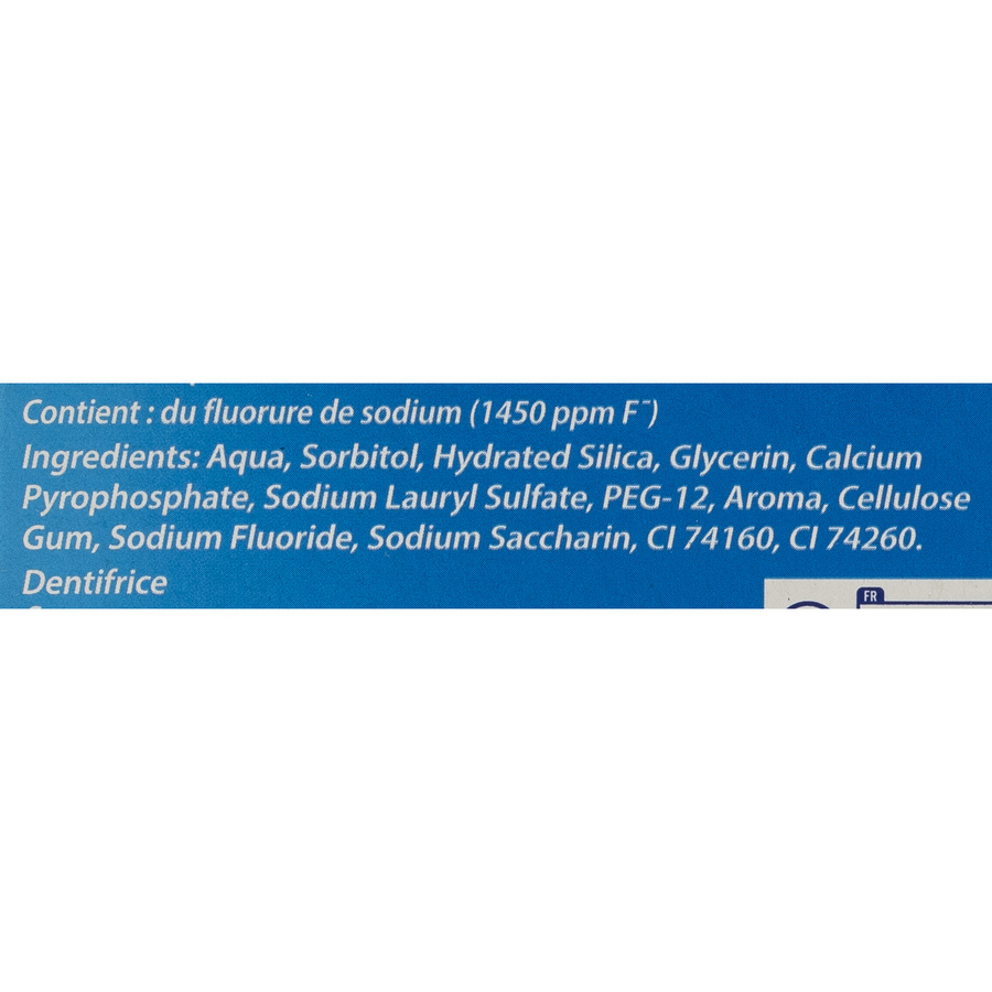 Colgate Triple action - Liste des ingrédients