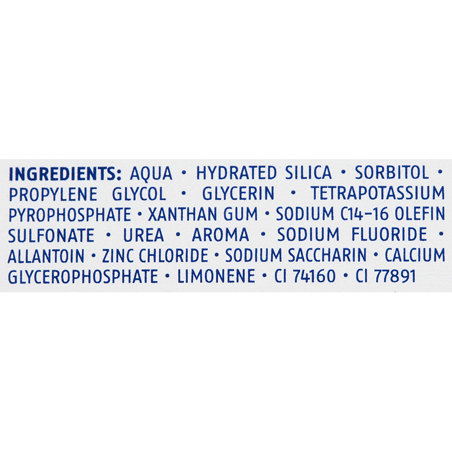 Dentalux (Lidl) Complex 7 total care plus - Liste des ingrédients