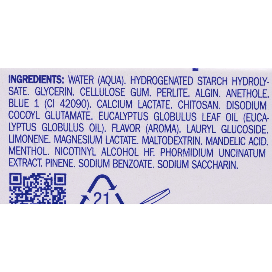 Elgydium Multi actions 5 en 1 - Liste des ingrédients