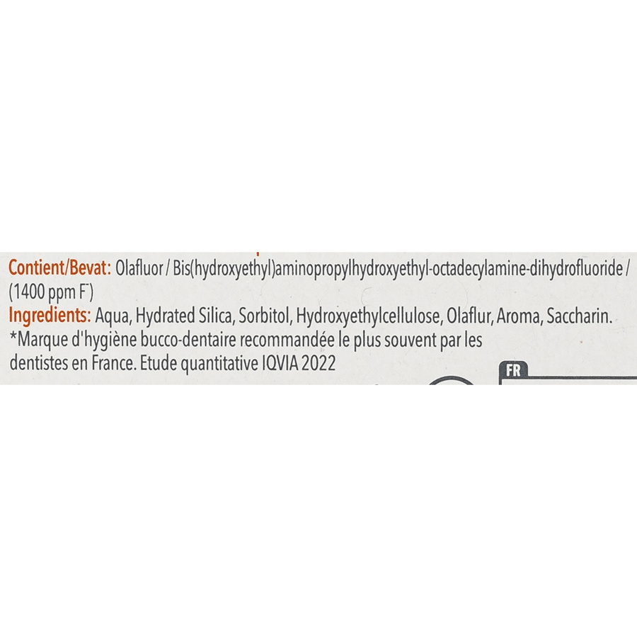 Elmex Anti-caries original - Liste des ingrédients