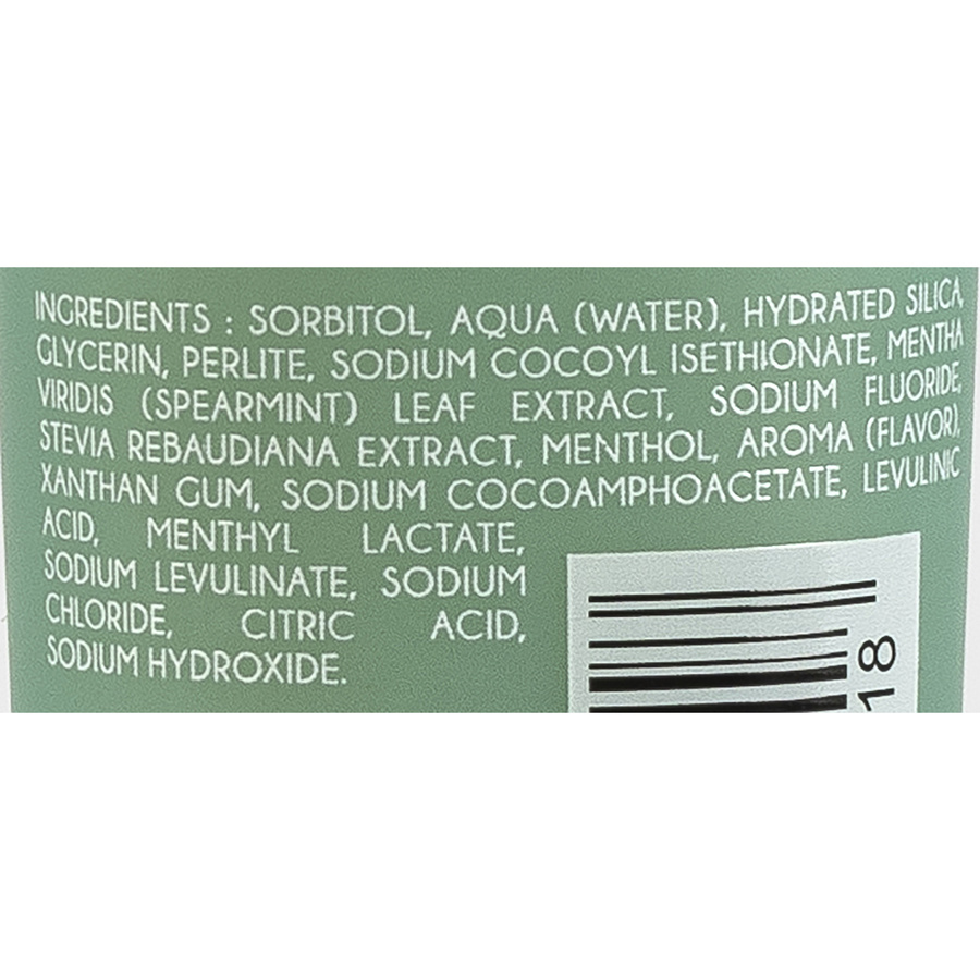 La Rosée Dentifrice soin complet à la menthe - Liste des ingrédients