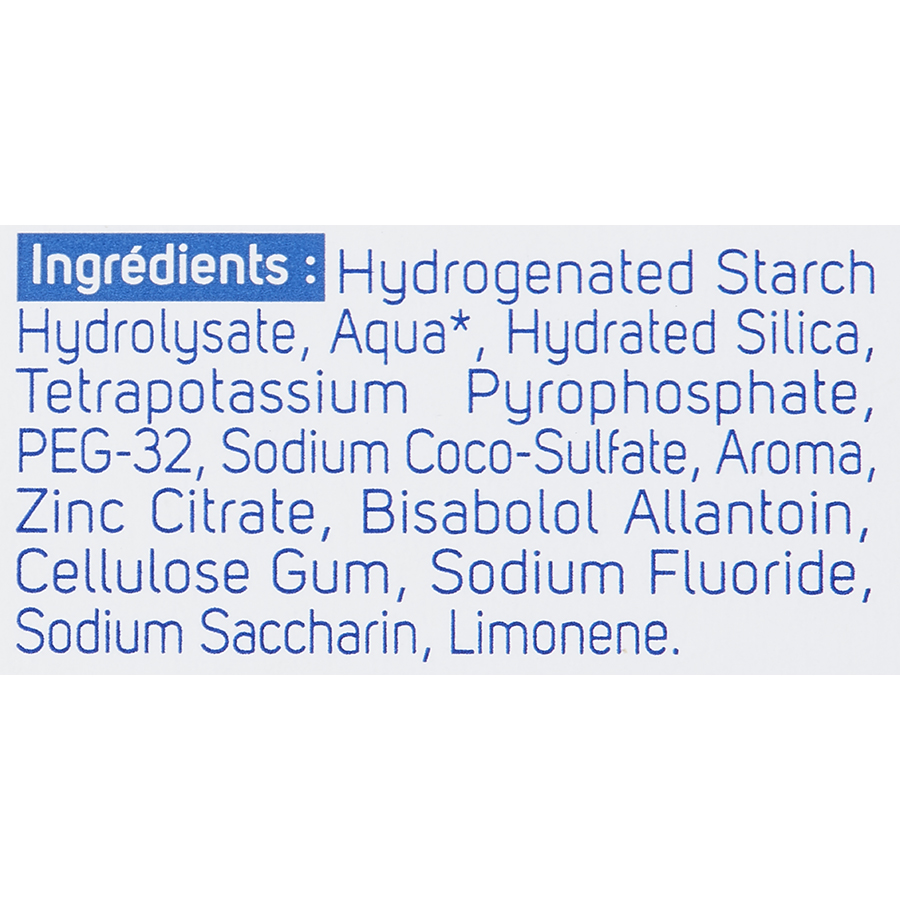 Sanogyl Complet - Liste des ingrédients
