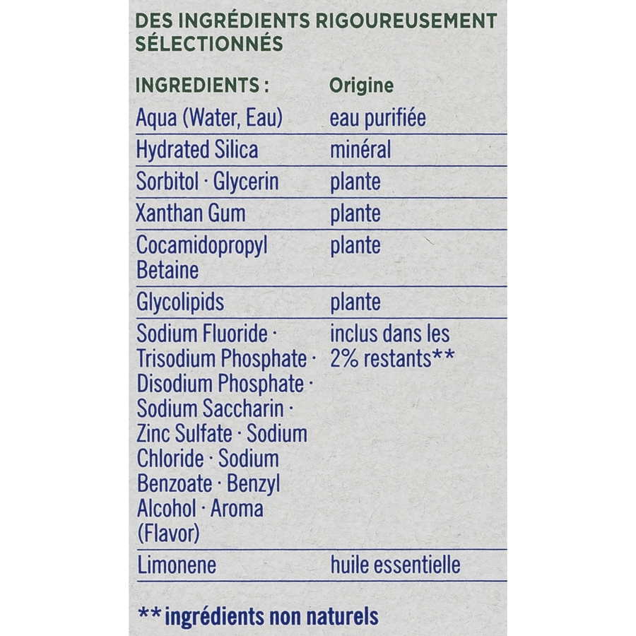 Vademecum Expert complet 10 - Liste des ingrédients