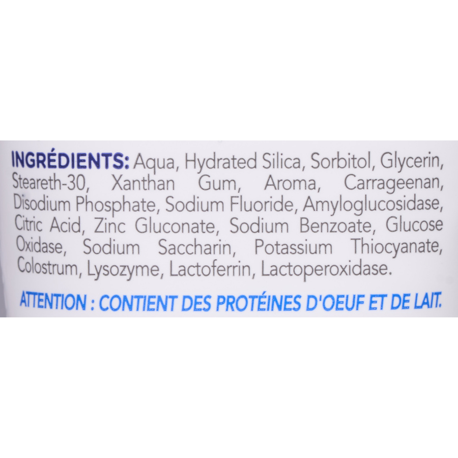 Zendium Protection complète - Liste des ingrédients