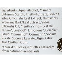 Dr. Hauschka Déodorant sauge menthe - Liste des ingrédients