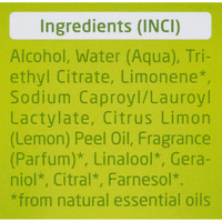 Weleda Déodorant citrus - Liste des ingrédients