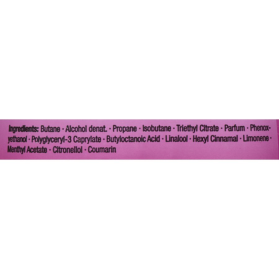 Fa Pink Passion - Liste des ingrédients