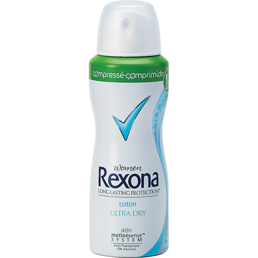 Rexona Compressé Coton ultra dry, spray - Vue principale