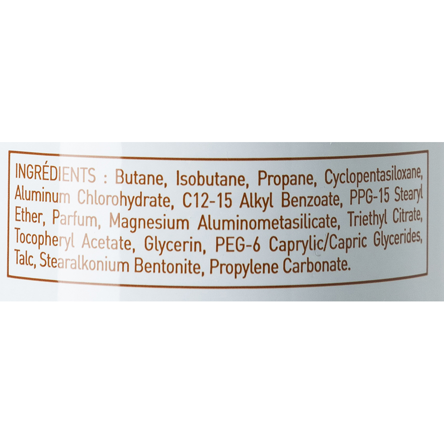 Rogé Cavaillès Déodorant Absorb + - Liste des ingrédients