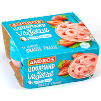 Andros Gourmand & Végétal - Le fameux brassé fraise au lait de coco