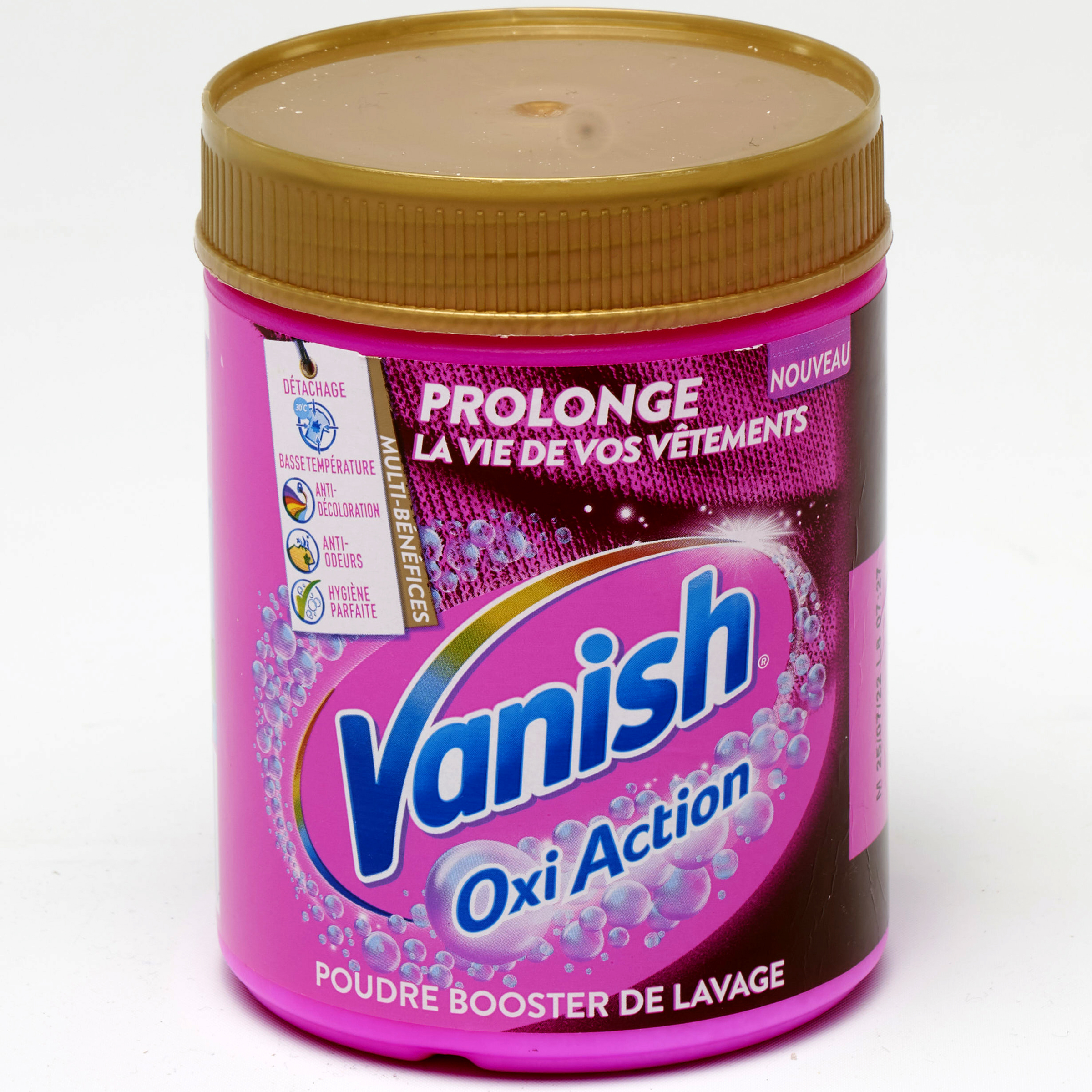 Test Vanish Oxi action Booster de lavage - Détachant en machine
