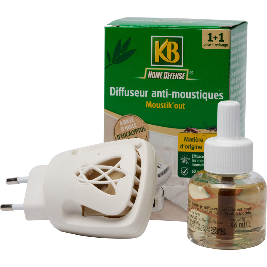 KB Home Defense Diffuseur anti-moustiques Moustik'out