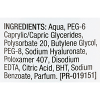 Neutrogena Hydro boost triple action - Liste des ingrédients