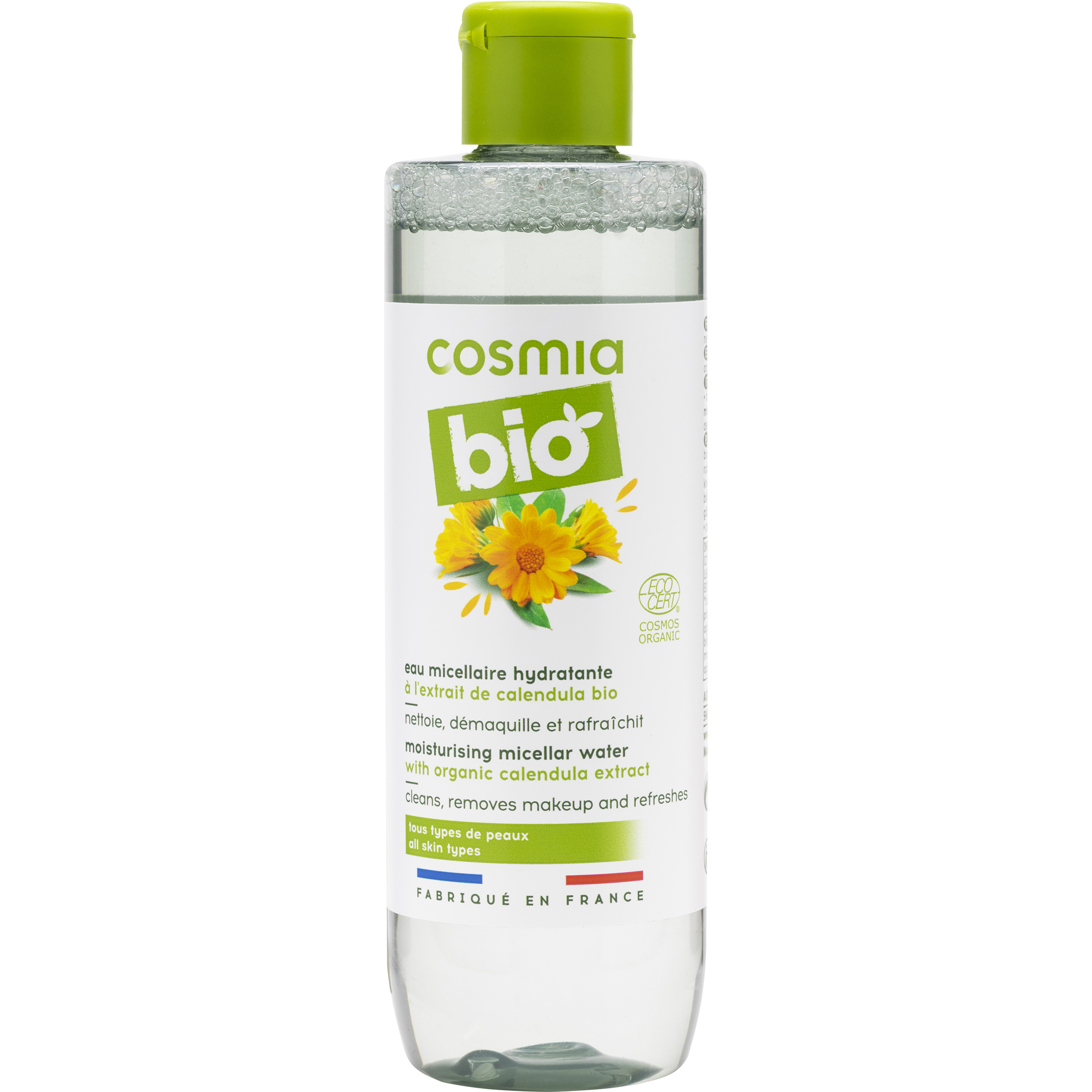 Cosmia (Auchan) Eau micellaire hydratante à l’extrait de calendula bio
