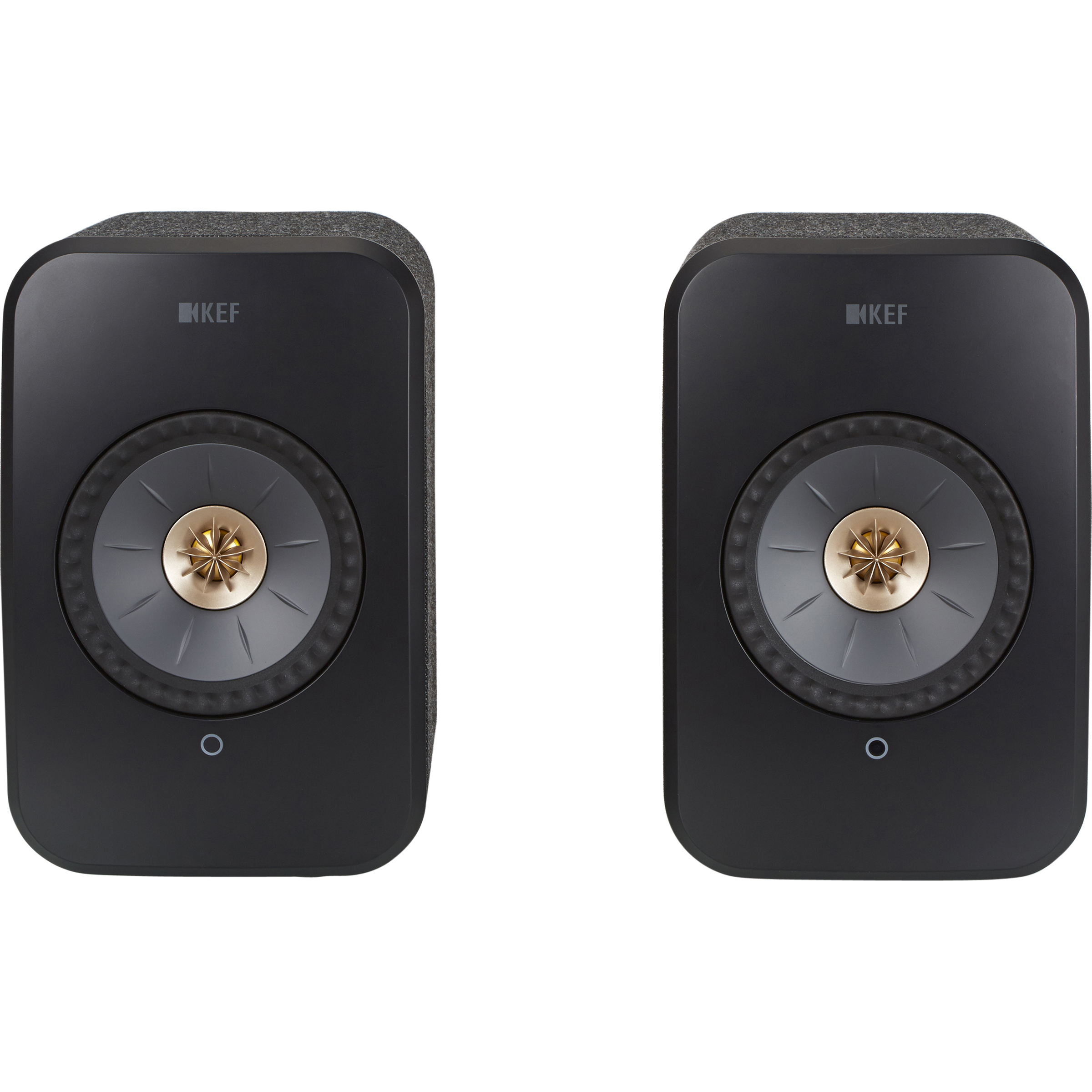 KEF LSX II (paire) - Vue de face de la paire d'enceintes