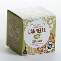 Encens du monde Cône d’encens traditionnels cannelle (12 cônes)(*1*)