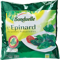 Bonduelle L’épinard feuilles préservées