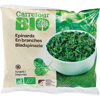 Carrefour Bio Épinards en branches