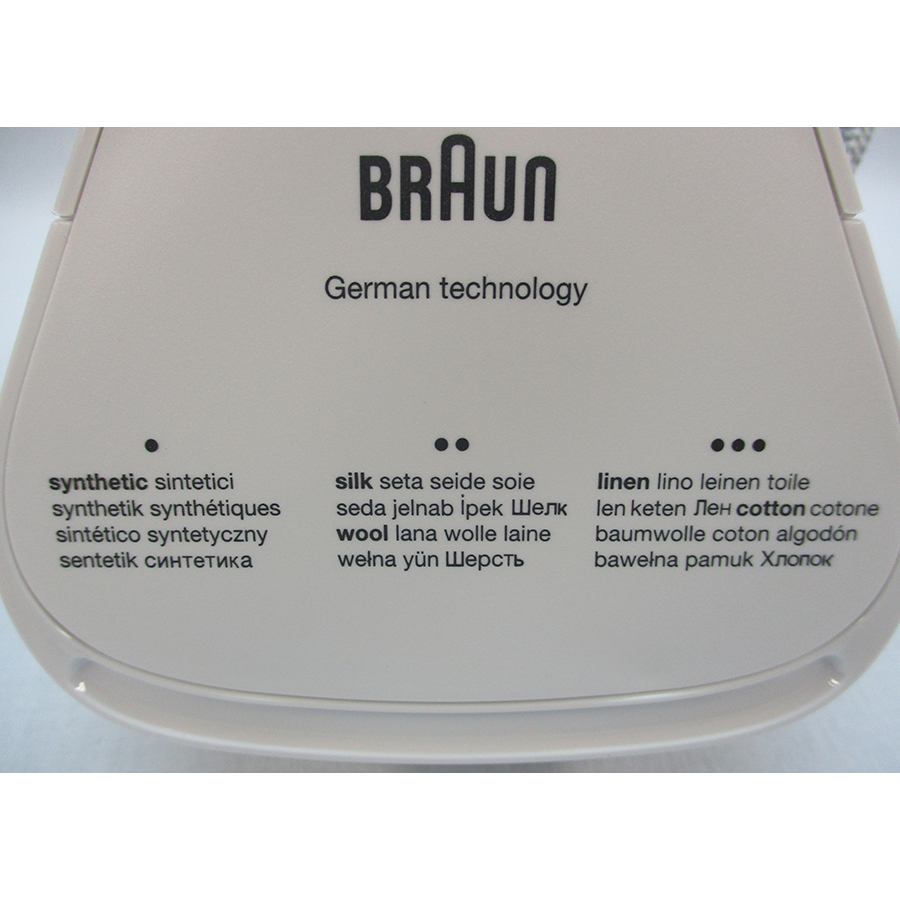 Braun SI7042GR TexStyle 7 Pro - Table de correspondance des symboles avec le textile