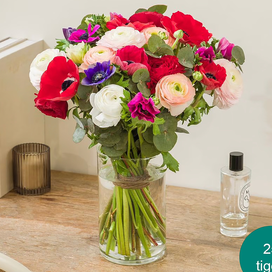 Interflora.fr  - Photo du bouquet telle que présentée sur le site d'Interflora.