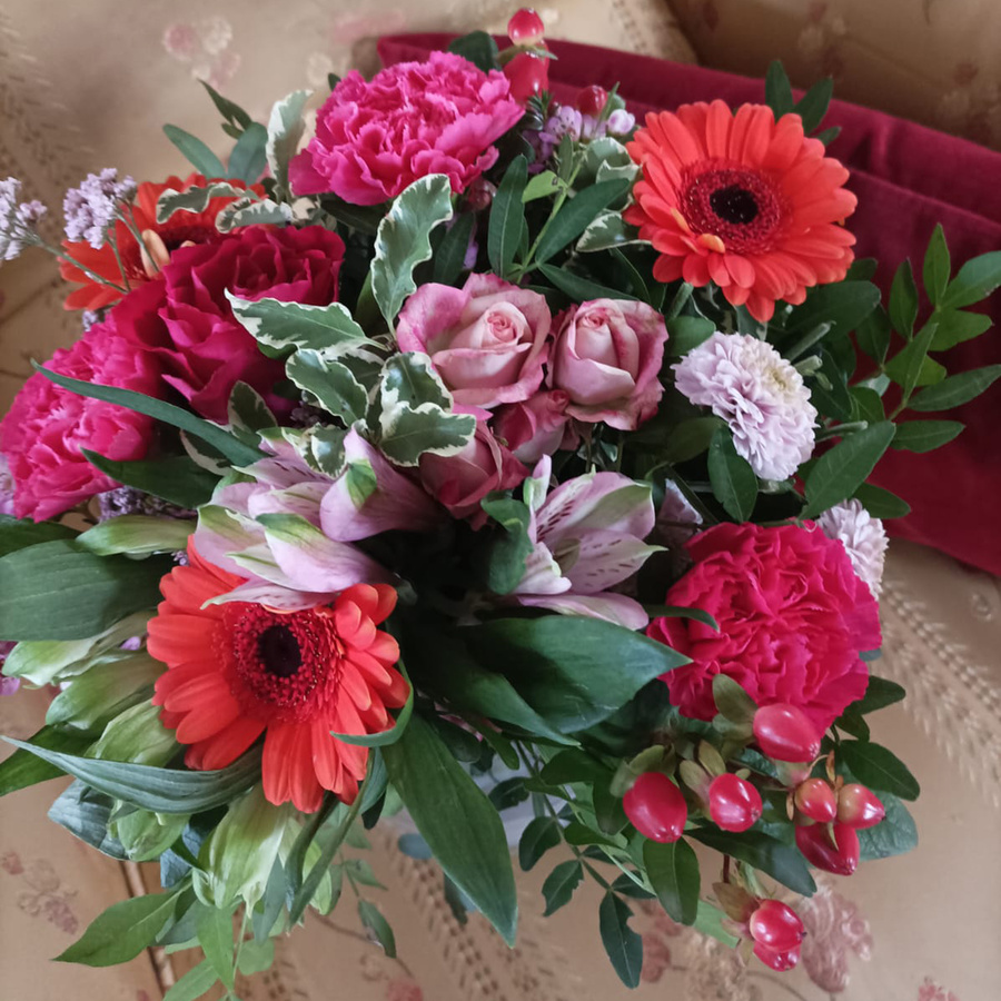 Lejardindesfleurs.com  - Un des bouquets reçus lors de notre test.