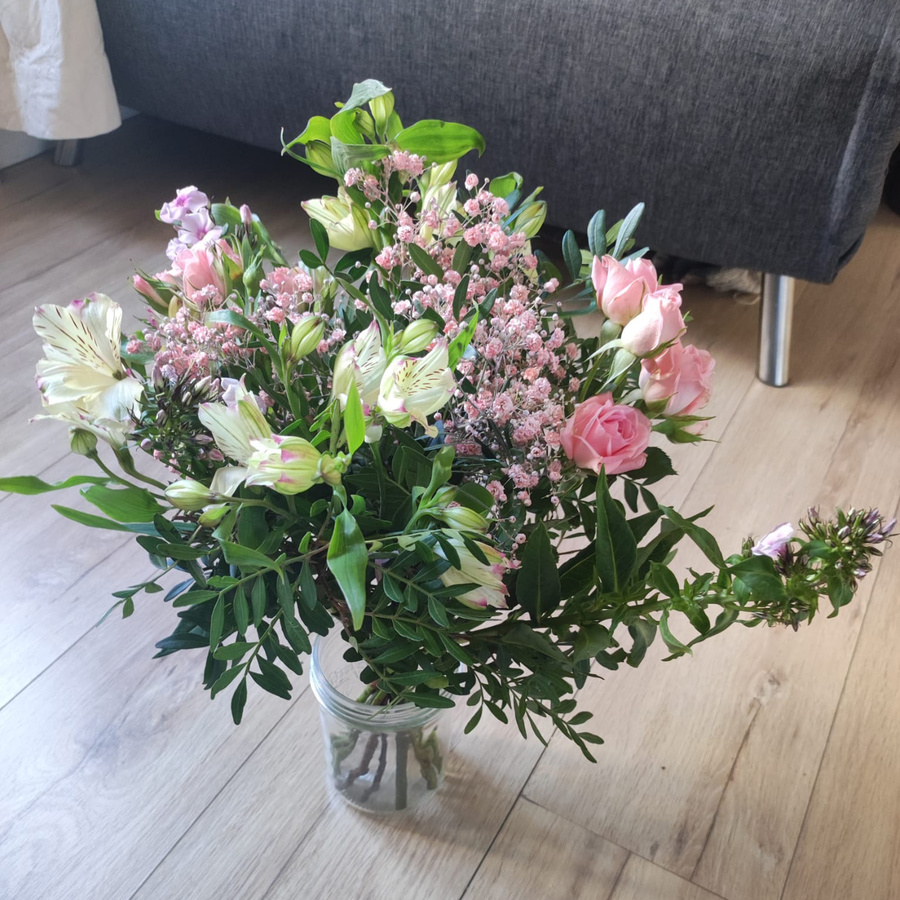 Monceaufleurs.com  - Un des bouquets reçus lors de notre test.