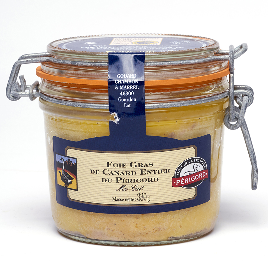 Godard Foie gras du Périgord mi-cuit - 