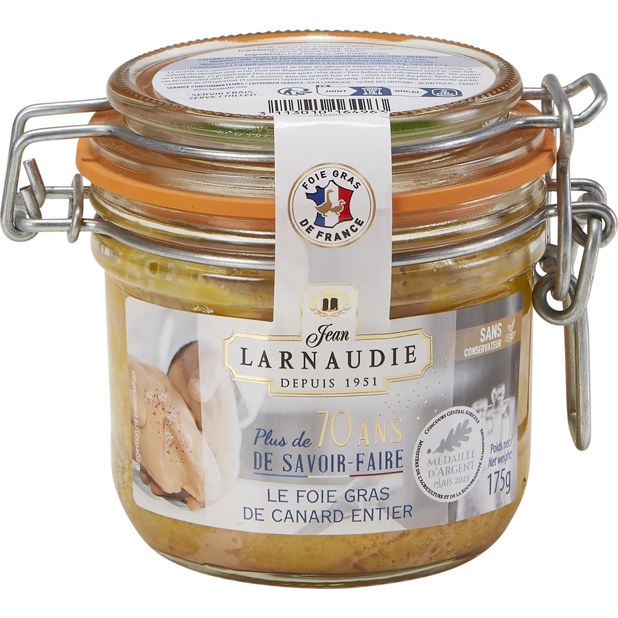Larnaudie Le foie gras de canard entier - Plus de 70 ans de savoir-faire