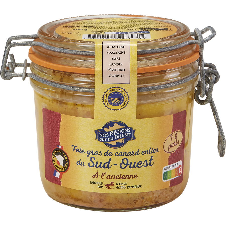 Nos régions ont du talent (E.Leclerc) Foie gras de canard entier du Sud-Ouest