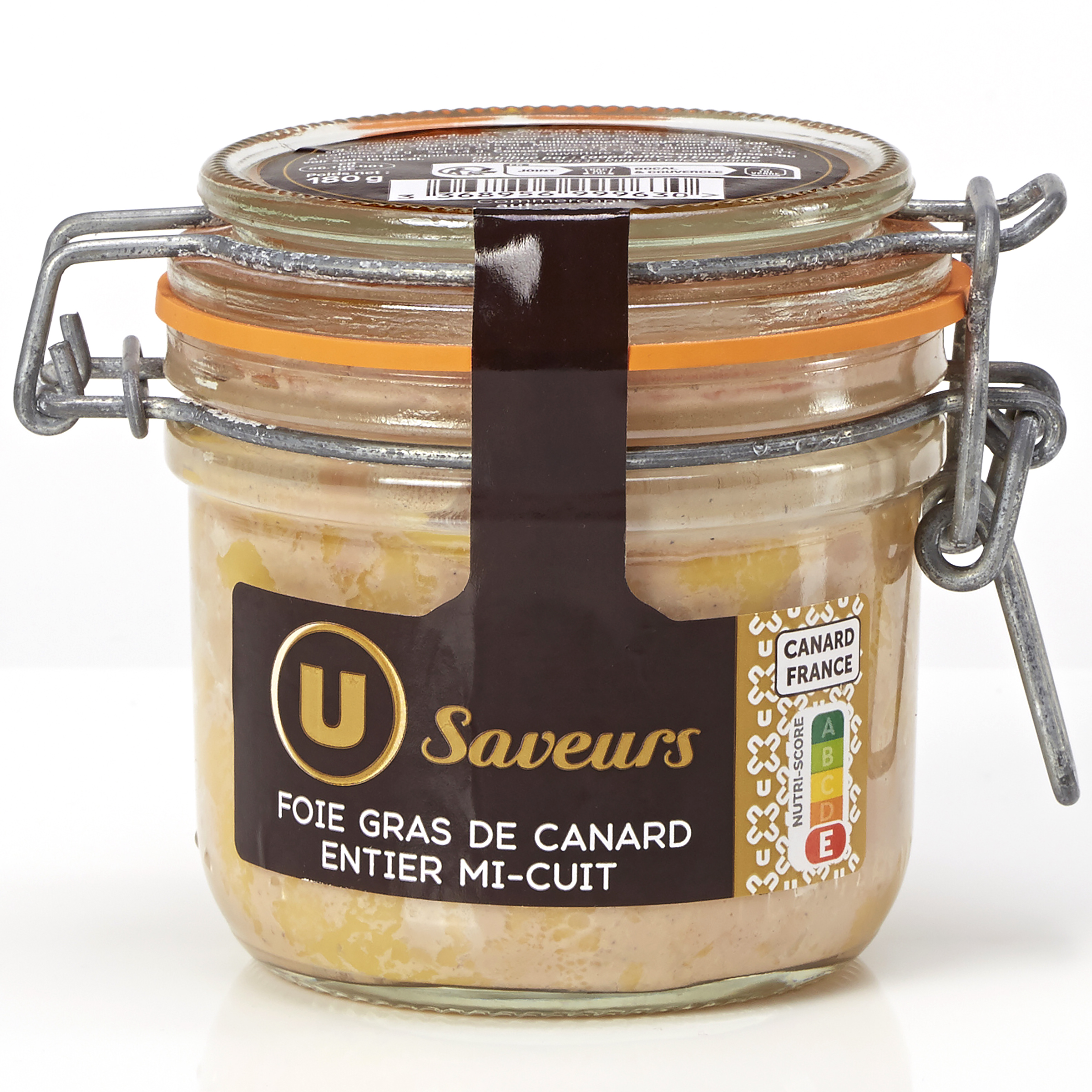 Test U Saveurs Foie gras de canard entier mi-cuit - foie gras