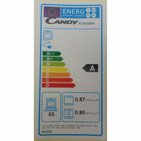 Candy FCPK606X - Étiquette énergie