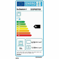 De Dietrich DOP8575X - Étiquette énergie