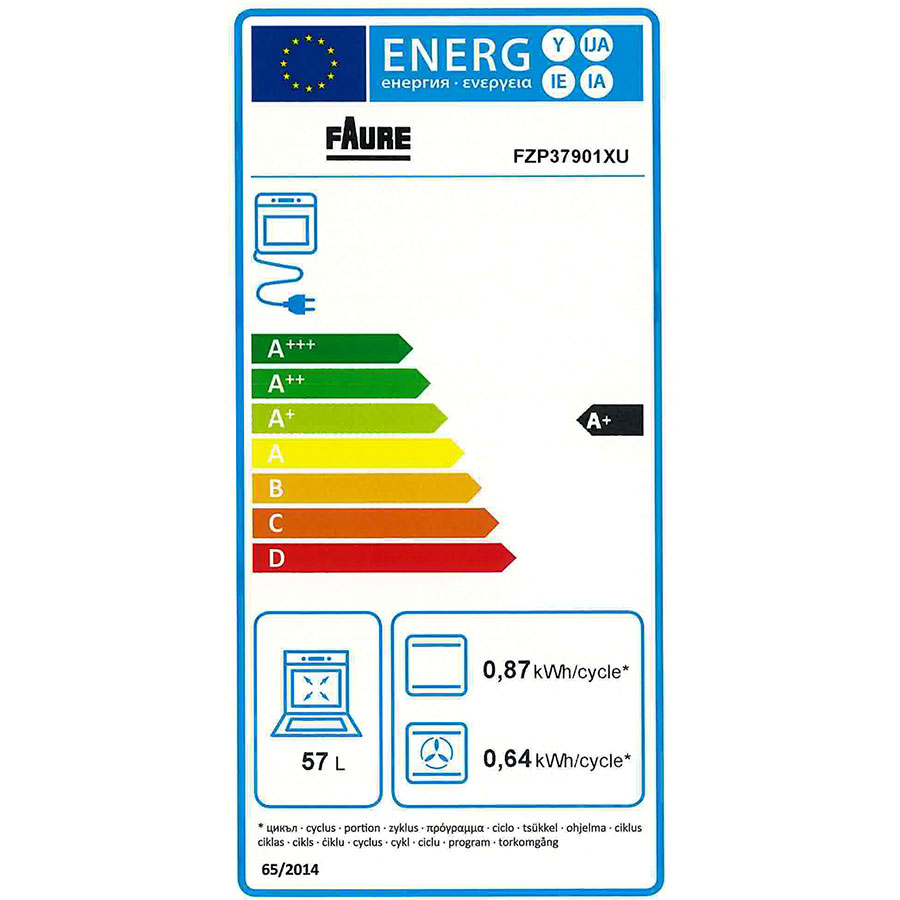 Faure FZP37901XU(*46*) - Étiquette énergie