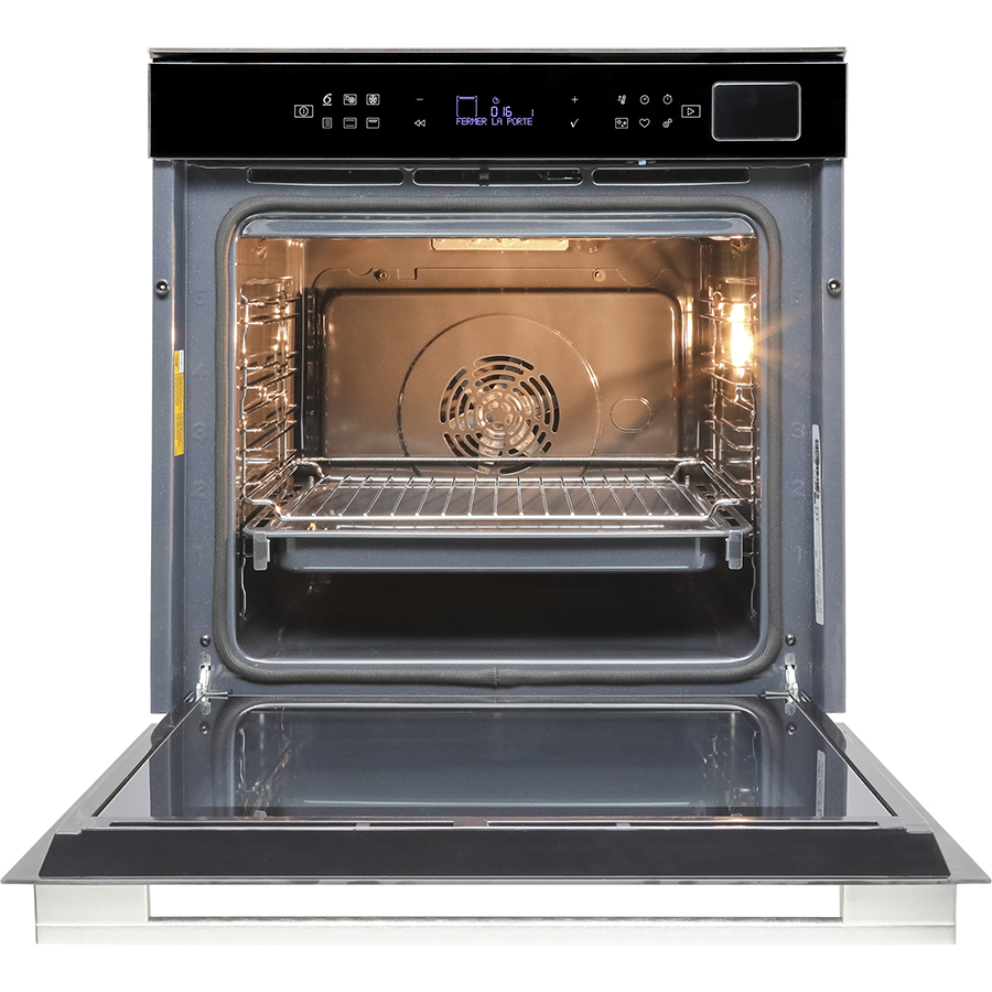 Whirlpool W7OS44S1P BL - Four ouvert