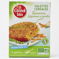 Céréal bio Galettes céréales épeautre légumes du jardin