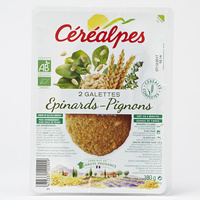 Céréalpes Galettes épinard pignons