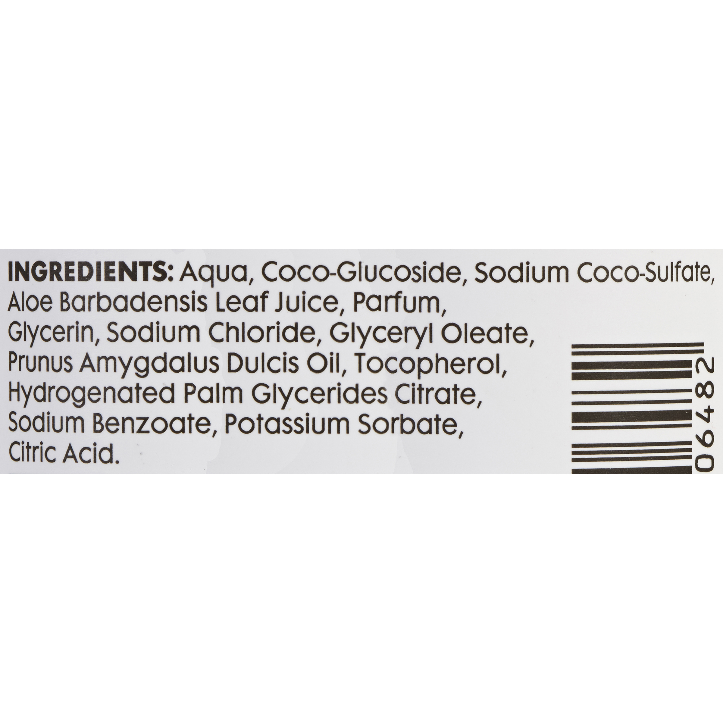 Hema Almond shower gel - Liste des ingrédients