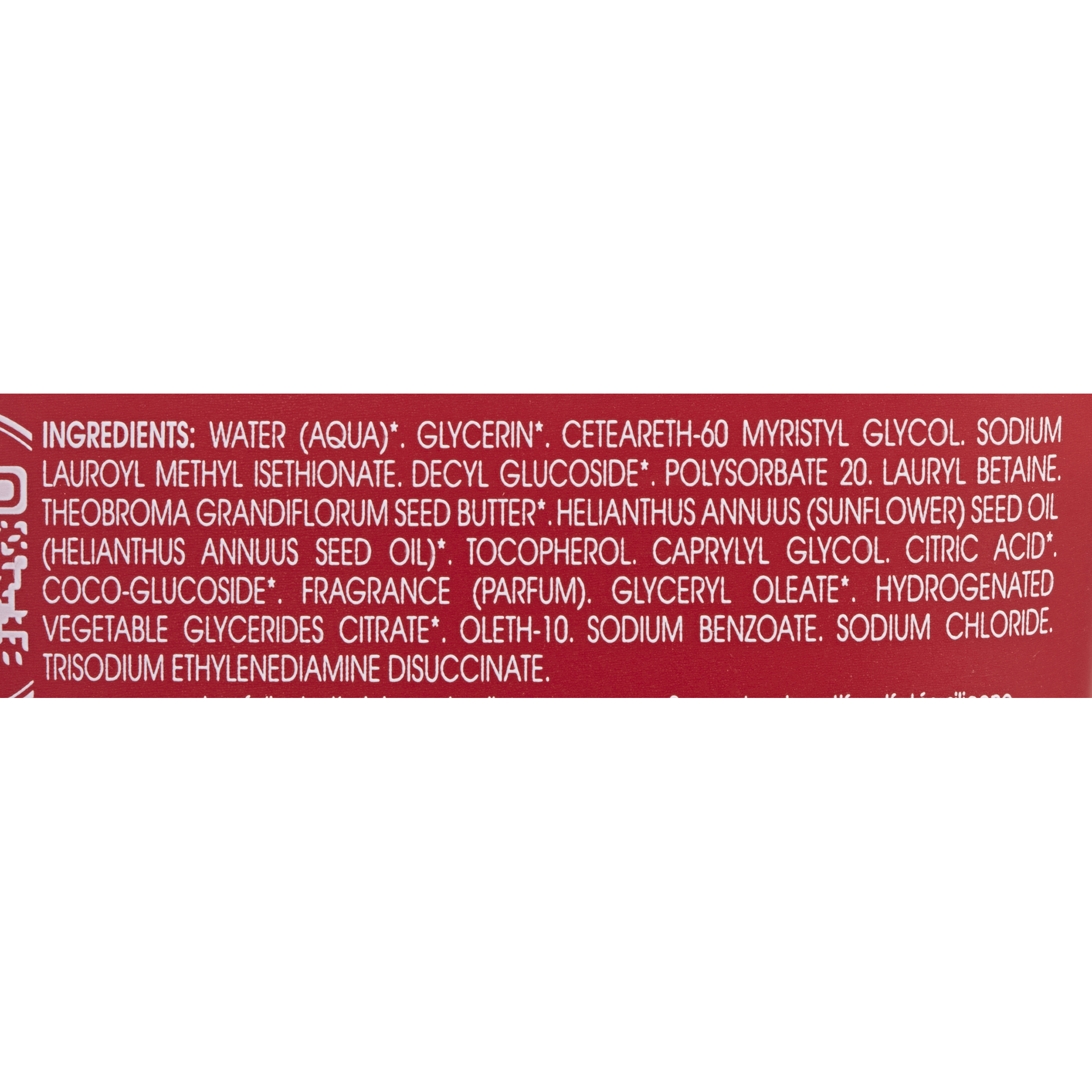 Klorane Gel douche Nutritif au cupuaçu bio - Liste des ingrédients