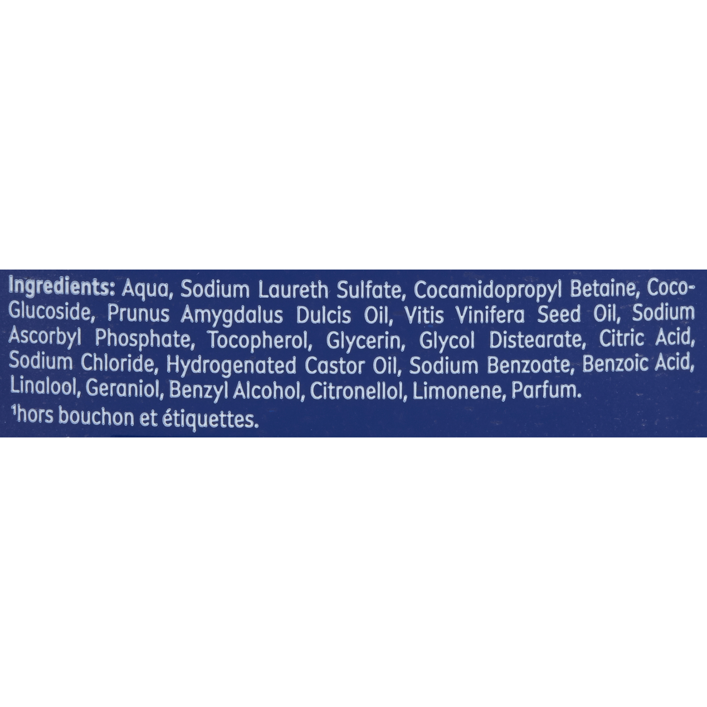 Nivea Crème care - Liste des ingrédients