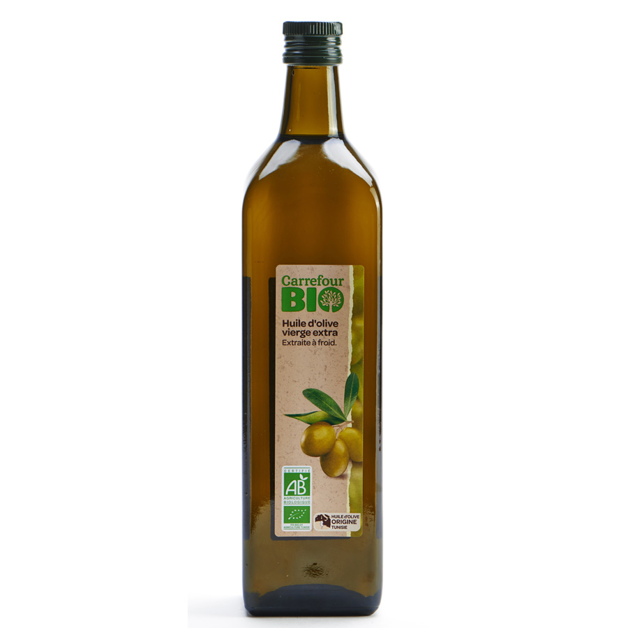 Carrefour Huile d’olive vierge extra Bio  -                                     
